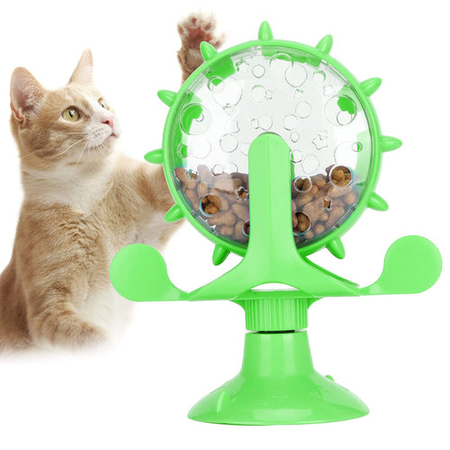 Wagoo Rotating Puzzle Treat Toy for Cats