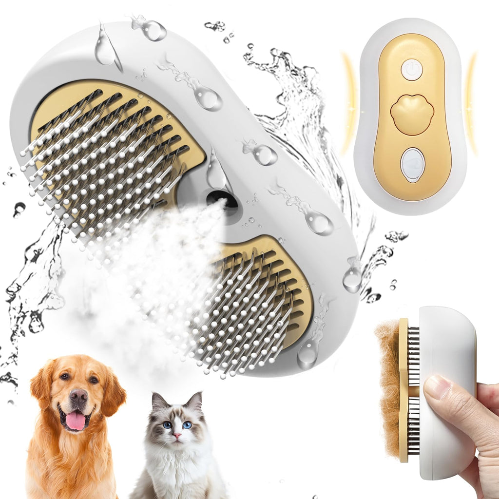 Wagoo Steam Grooming Brush for Cats